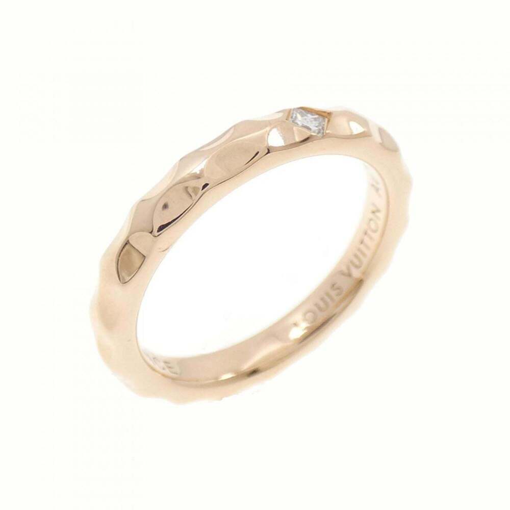 LOUIS VUITTON Gold Monogram Ring